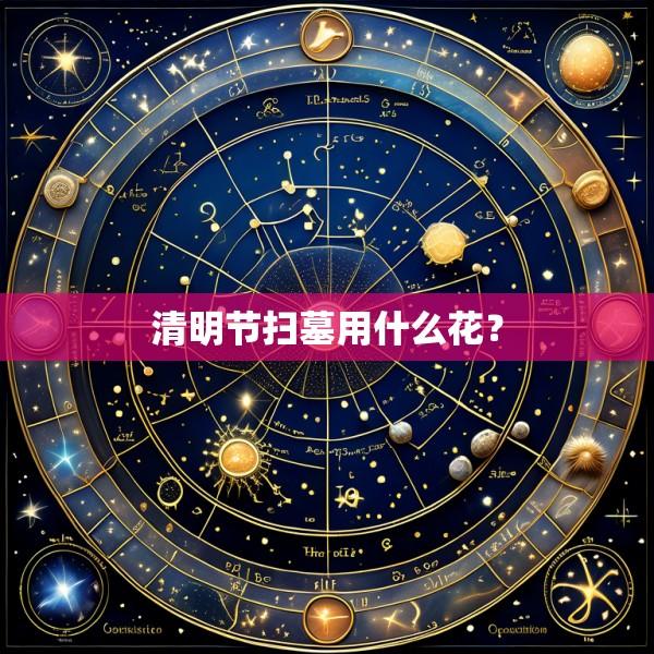 清明节扫墓用什么花？