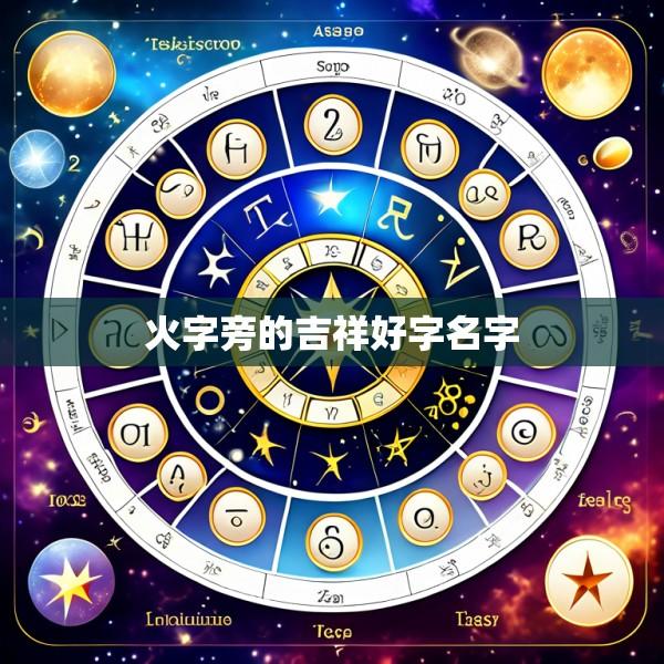 火字旁的吉祥好字名字