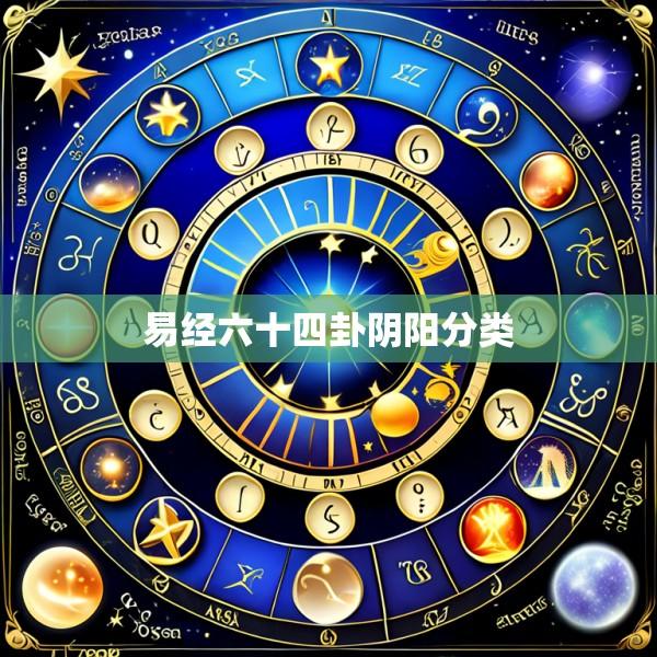 易经六十四卦阴阳分类