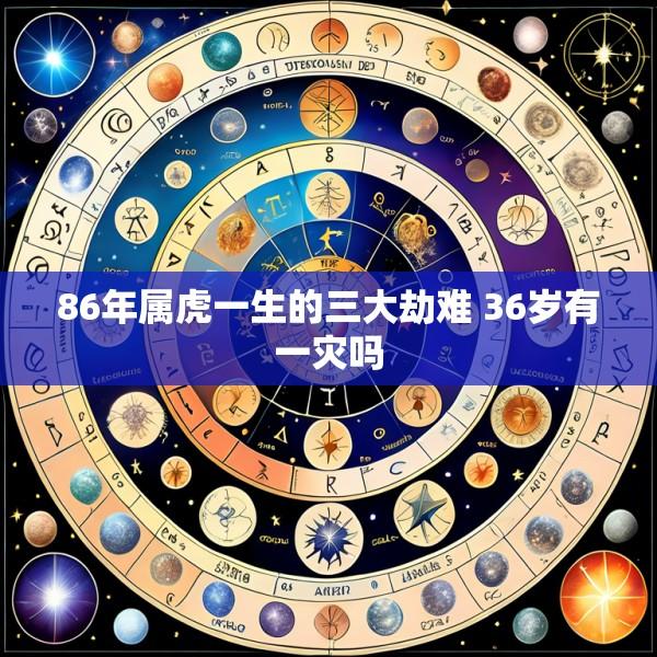 86年属虎一生的三大劫难 36岁有一灾吗