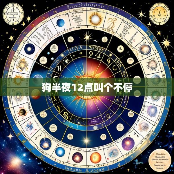 狗半夜12点叫个不停