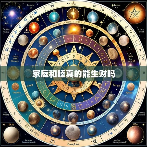 家庭和睦真的能生财吗