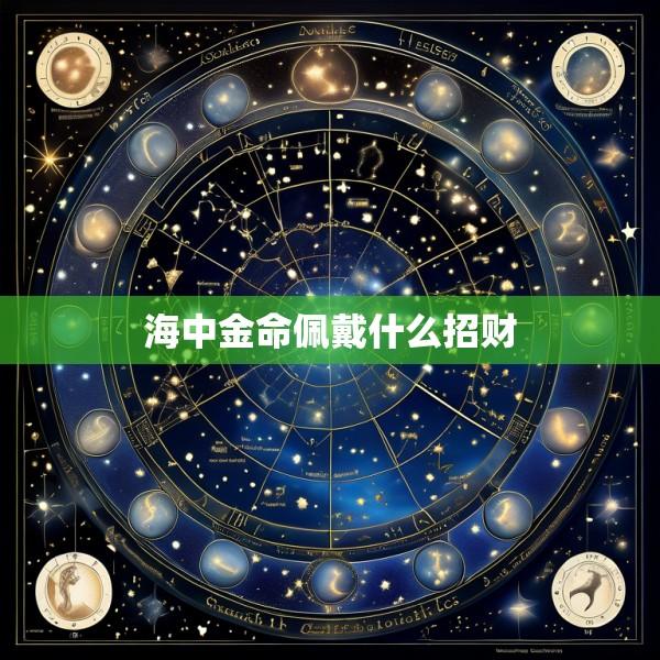 海中金命佩戴什么招财