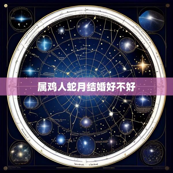 属鸡人蛇月结婚好不好