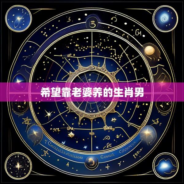 希望靠老婆养的生肖男