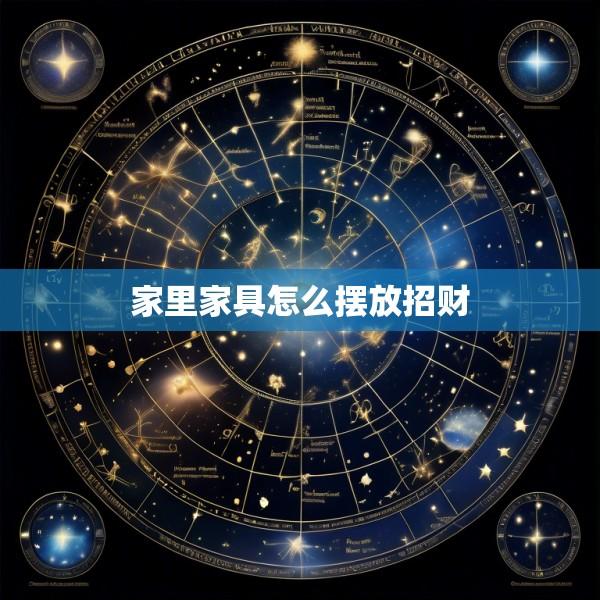 家里家具怎么摆放招财