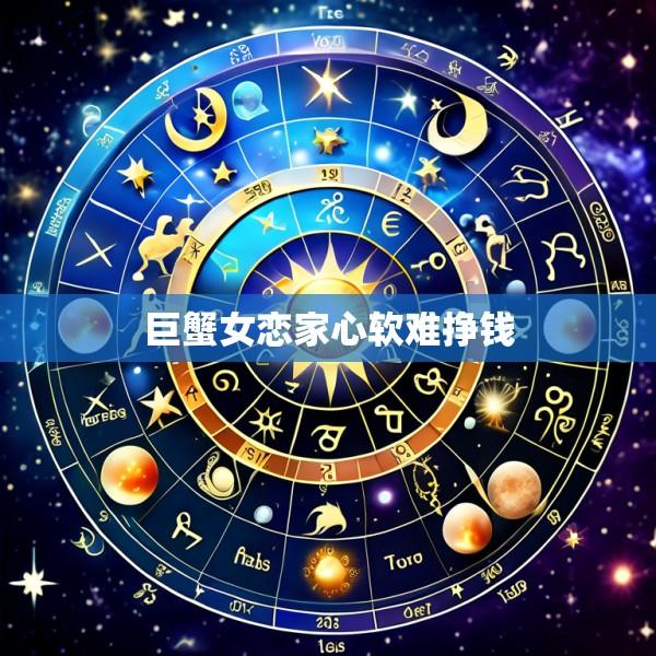 巨蟹女恋家心软难挣钱