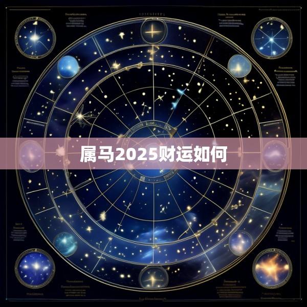 属马2025财运如何