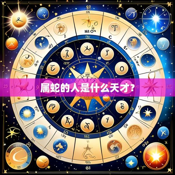 属蛇的人是什么天才？