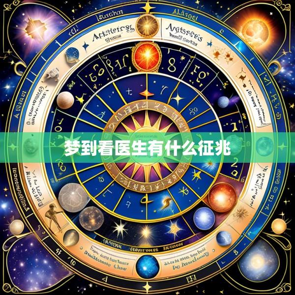 梦到看医生有什么征兆