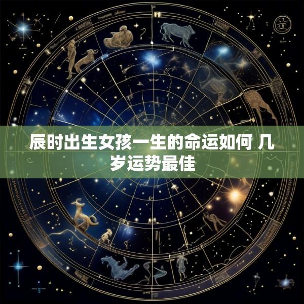 辰时出生女孩一生的命运如何 几岁运势最佳