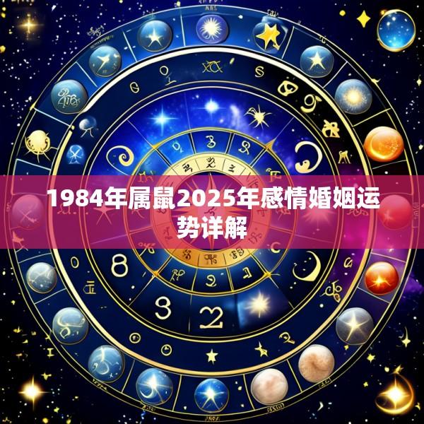 1984年属鼠2025年感情婚姻运势详解