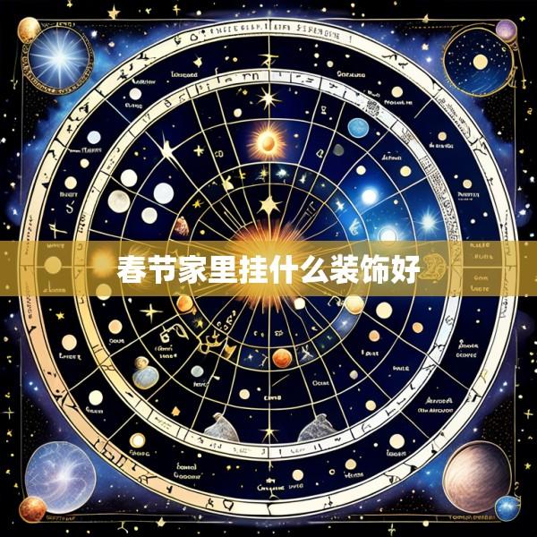 春节家里挂什么装饰好