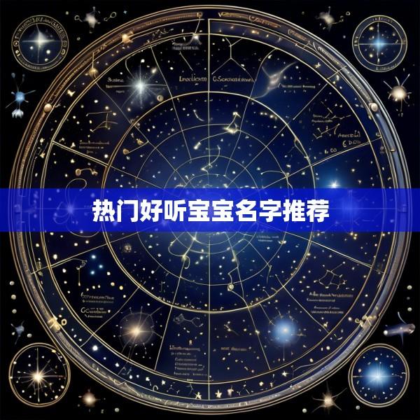热门好听宝宝名字推荐