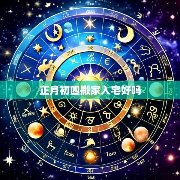 正月初四搬家入宅好吗