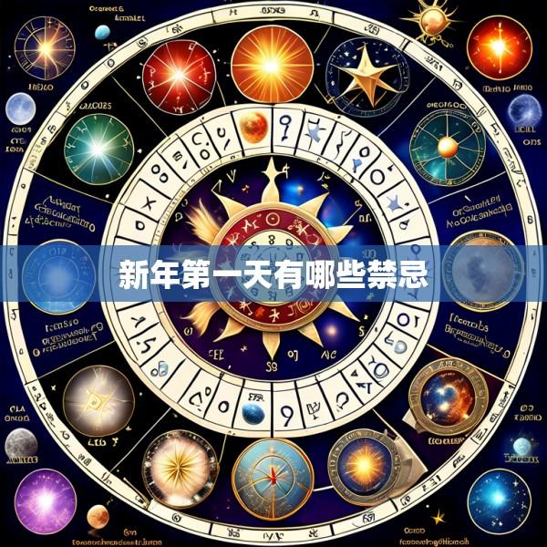 新年第一天有哪些禁忌