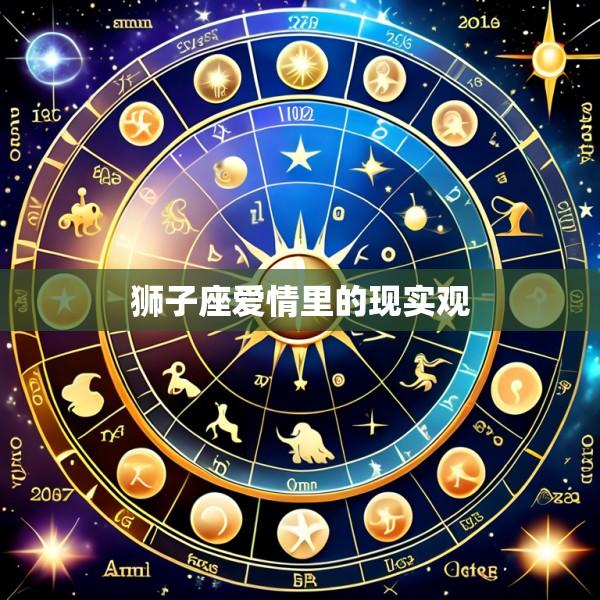 狮子座爱情里的现实观