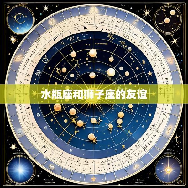 水瓶座和狮子座的友谊