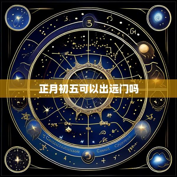 正月初五可以出远门吗