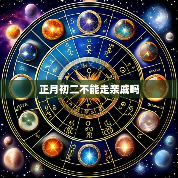 正月初二不能走亲戚吗