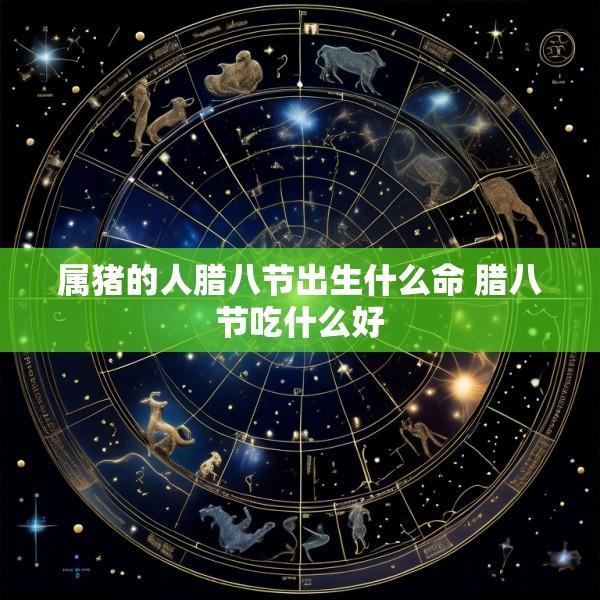 属猪的人腊八节出生什么命 腊八节吃什么好