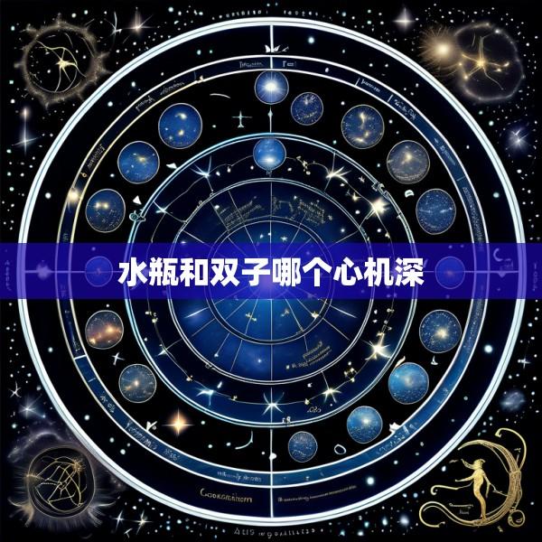 水瓶和双子哪个心机深