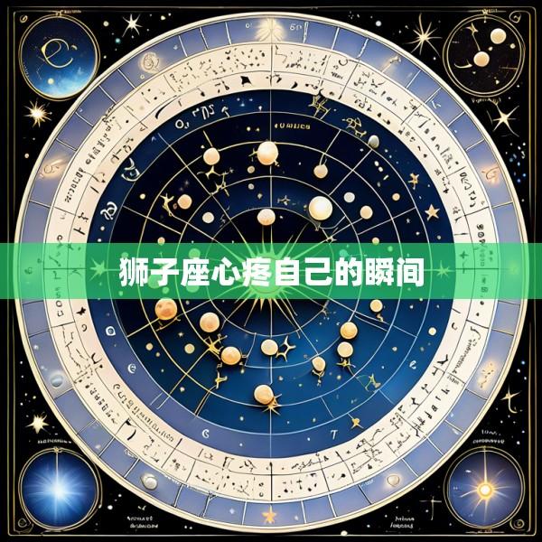 狮子座心疼自己的瞬间