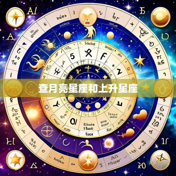 查月亮星座和上升星座