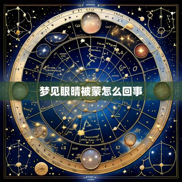 梦见眼晴被蒙怎么回事