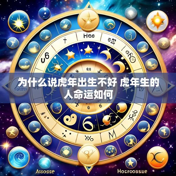 为什么说虎年出生不好 虎年生的人命运如何