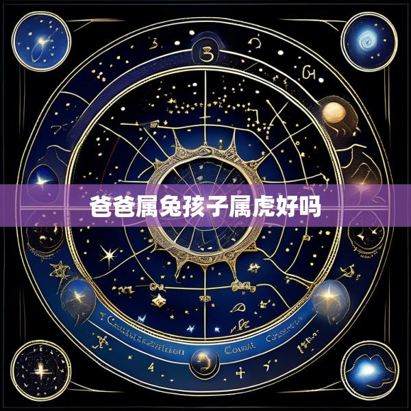 爸爸属兔孩子属虎好吗