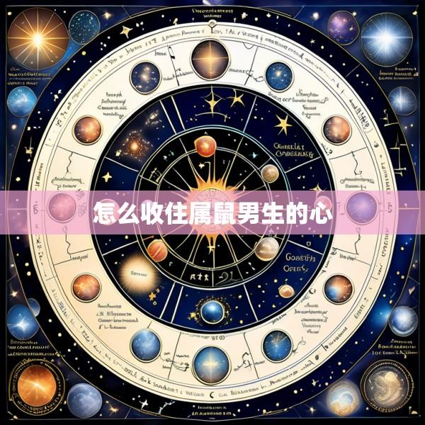 怎么收住属鼠男生的心