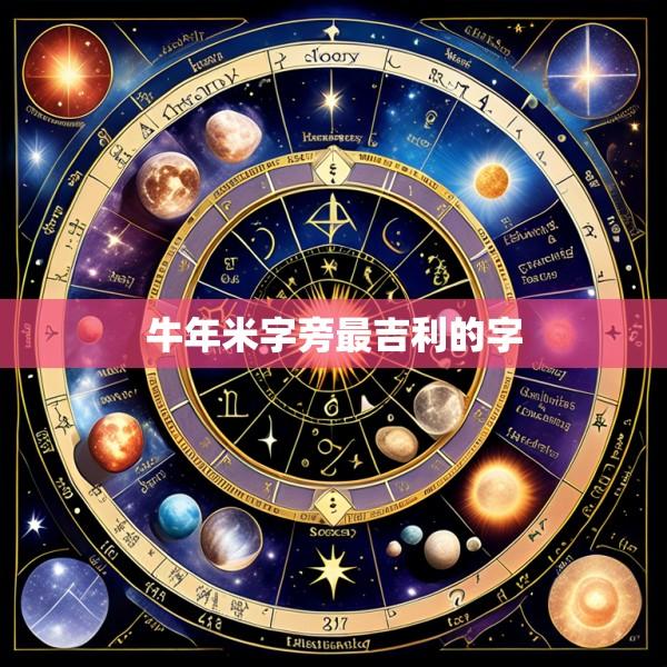 牛年米字旁最吉利的字