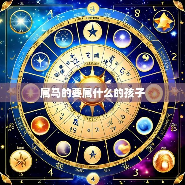 属马的要属什么的孩子