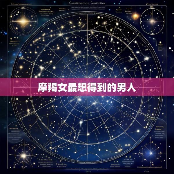 摩羯女最想得到的男人