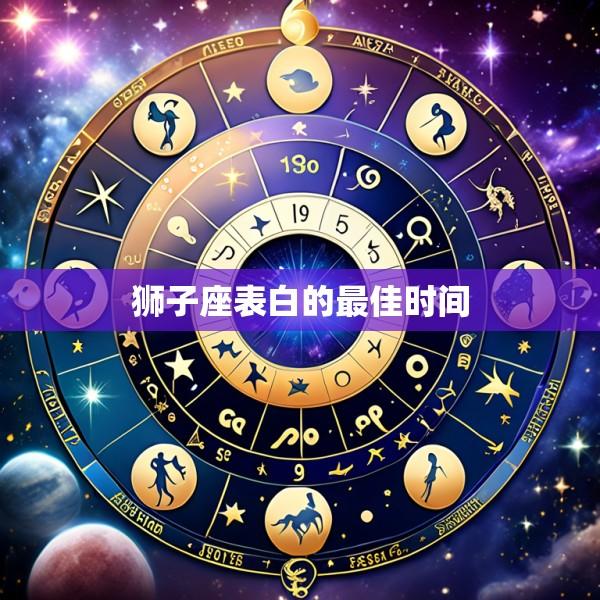 狮子座表白的最佳时间