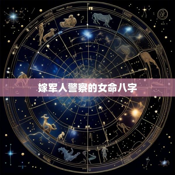 嫁军人警察的女命八字