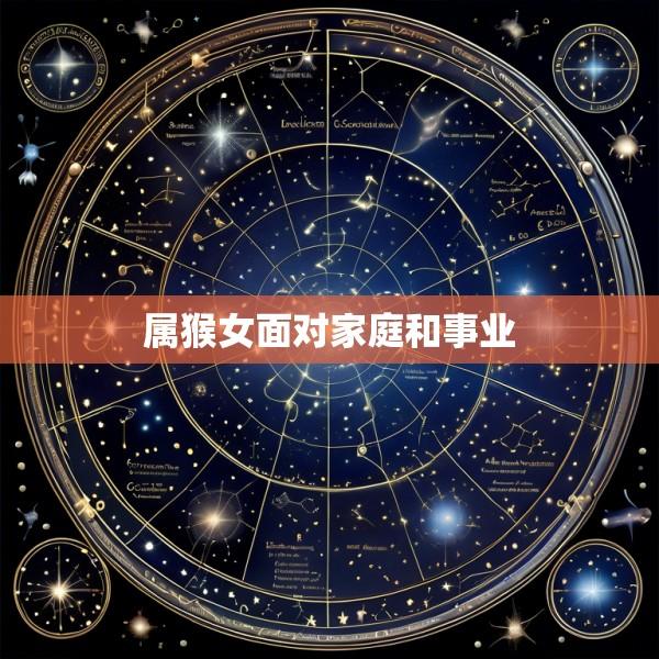 属猴女面对家庭和事业