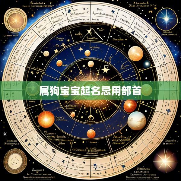 属狗宝宝起名忌用部首