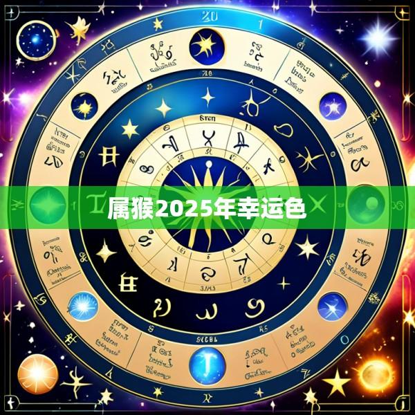 属猴2025年幸运色