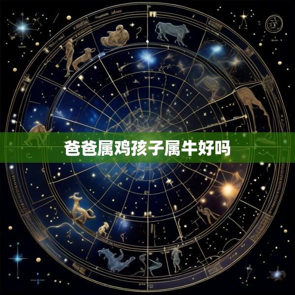 爸爸属鸡孩子属牛好吗