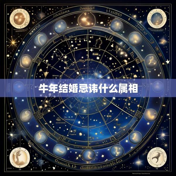 牛年结婚忌讳什么属相