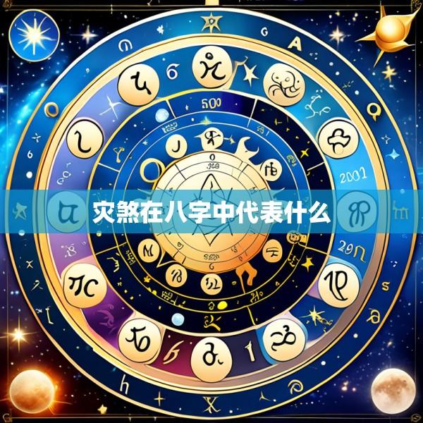 灾煞在八字中代表什么