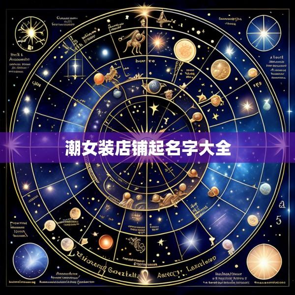 潮女装店铺起名字大全