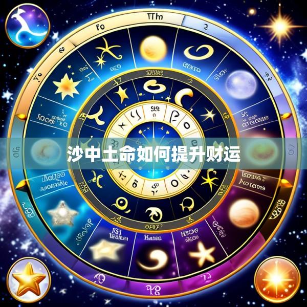 沙中土命如何提升财运