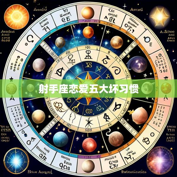 射手座恋爱五大坏习惯