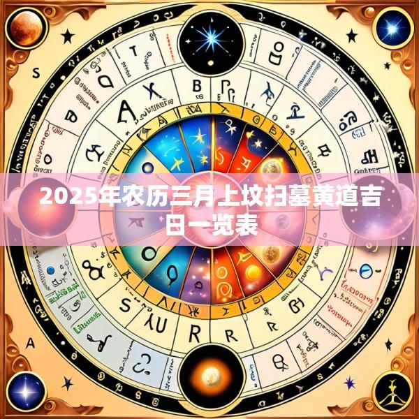 2025年农历三月上坟扫墓黄道吉日一览表