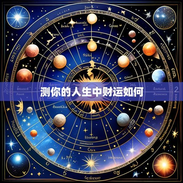 测你的人生中财运如何