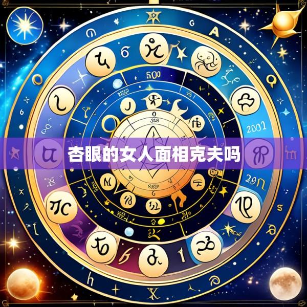杏眼的女人面相克夫吗