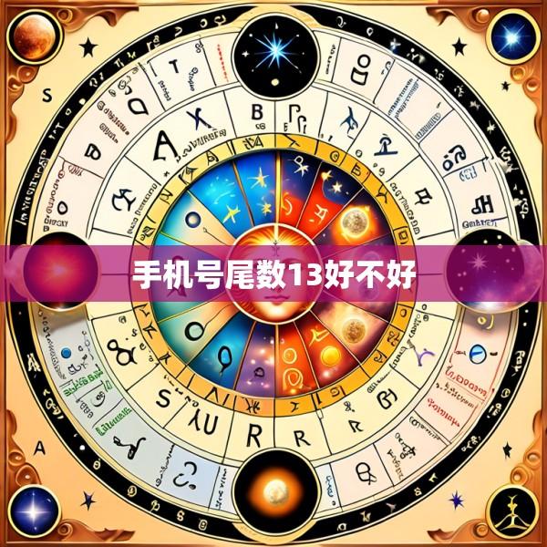 手机号尾数13好不好
